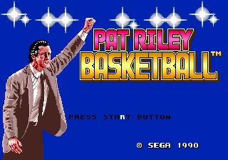 Pat Riley Basketball (USA) Title Screen